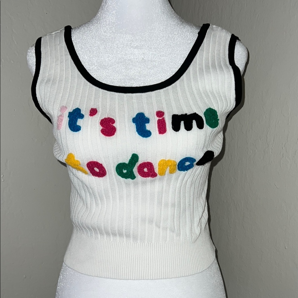 Colorful Lettered Women's Top